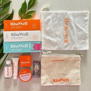 Risewell toothpaste and floss travel kit Mineral toothpaste Mints